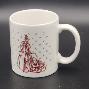 Vintage Avon President's Club Coffee Mug Cup Woman With Gifts & Logo